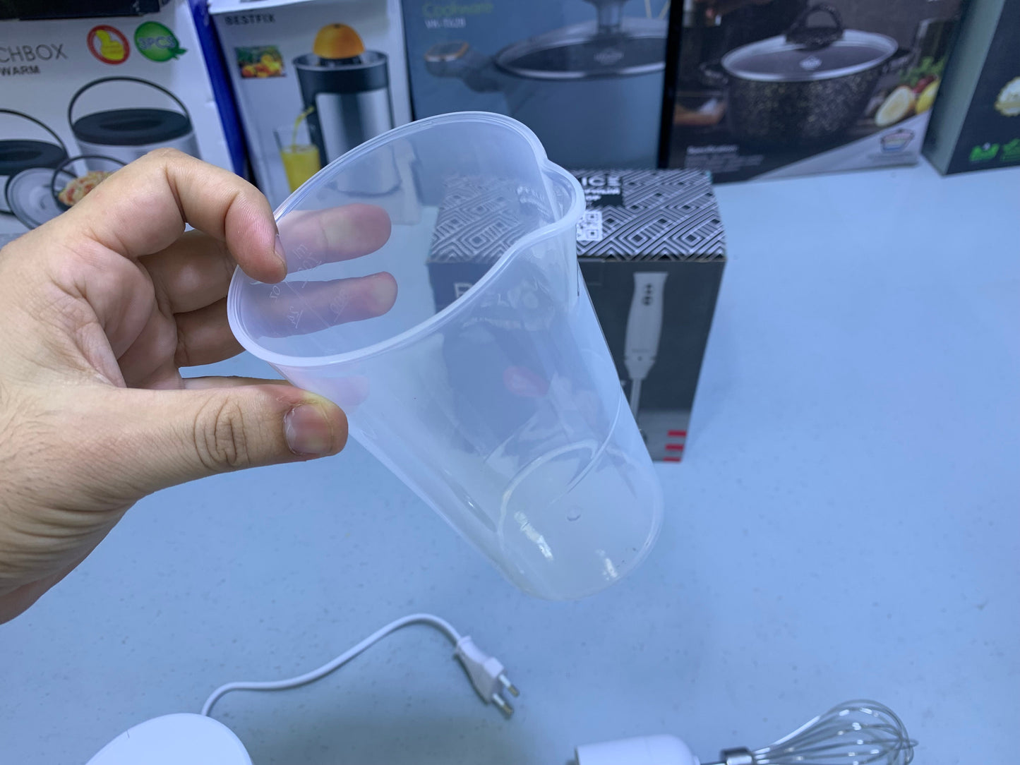 Relice Hand Blender Set Stainless Steel 900w Model RL-257