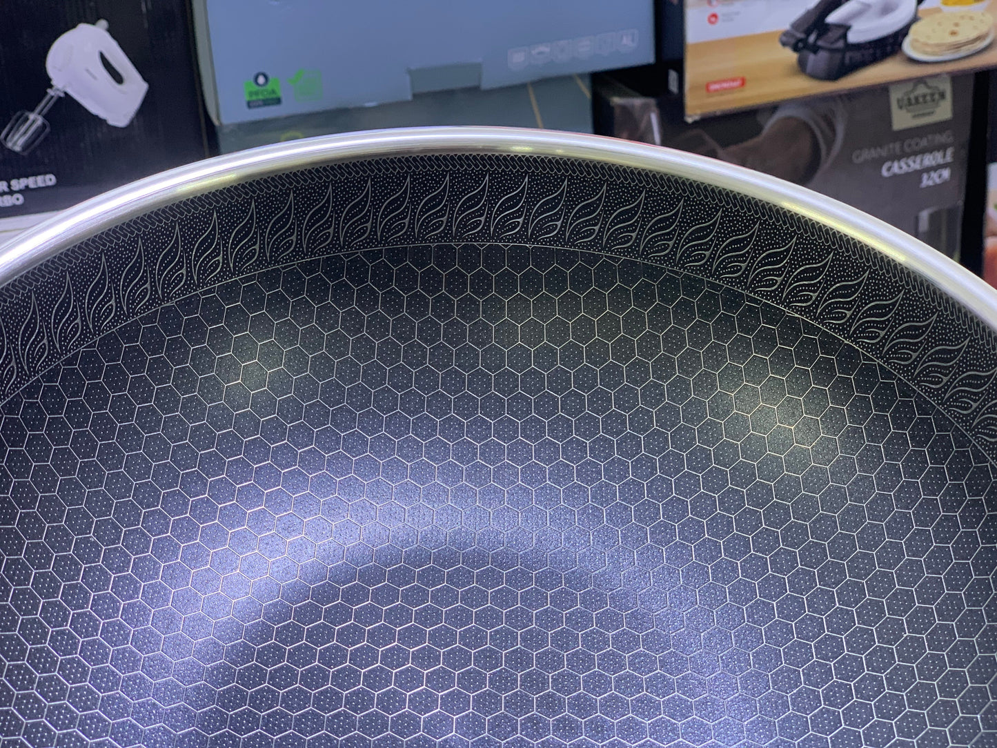 Laser Coating Deep Frying Handi and Frying pan