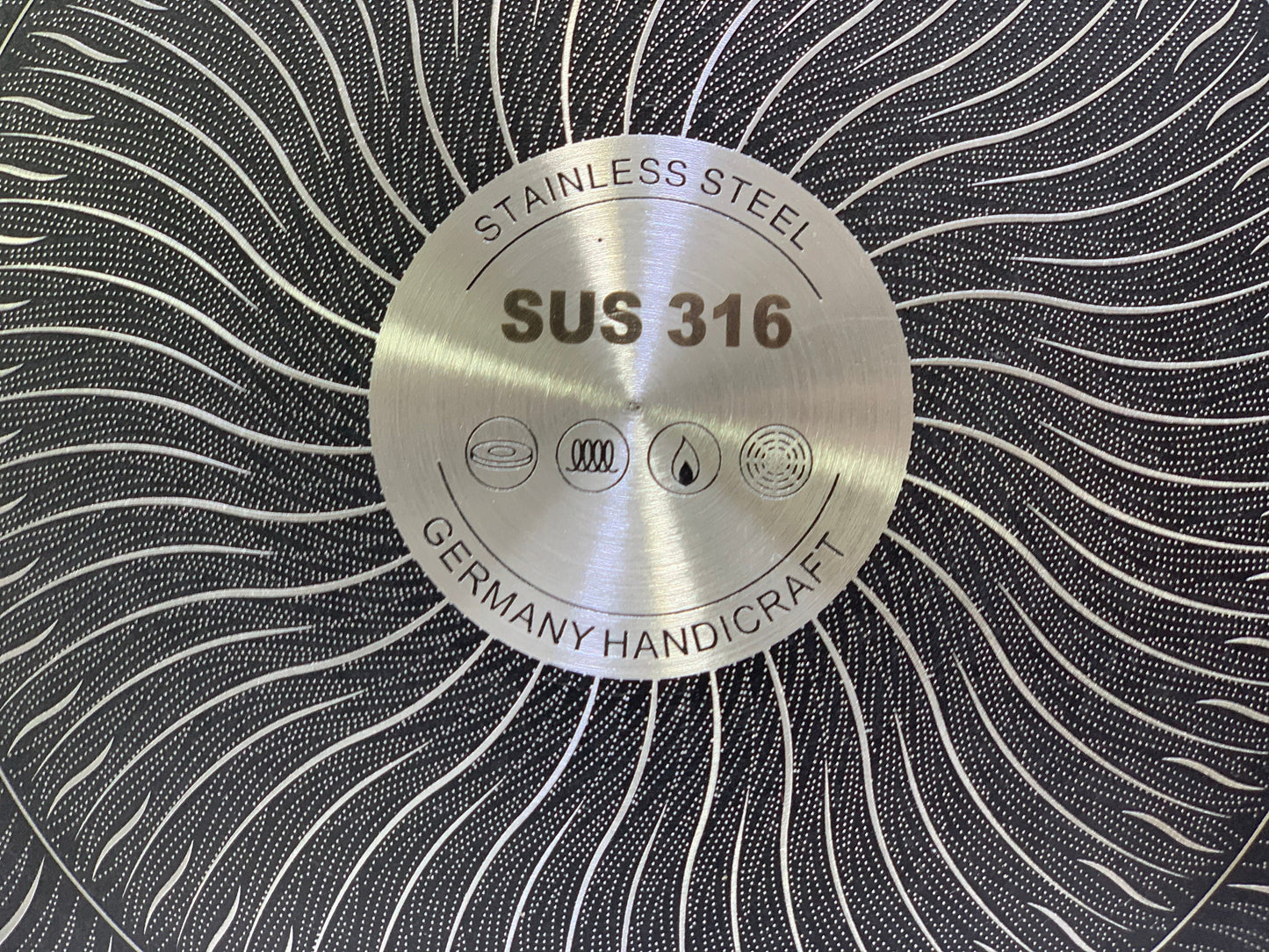 Shallow Skillet Laser Coating Non Stick