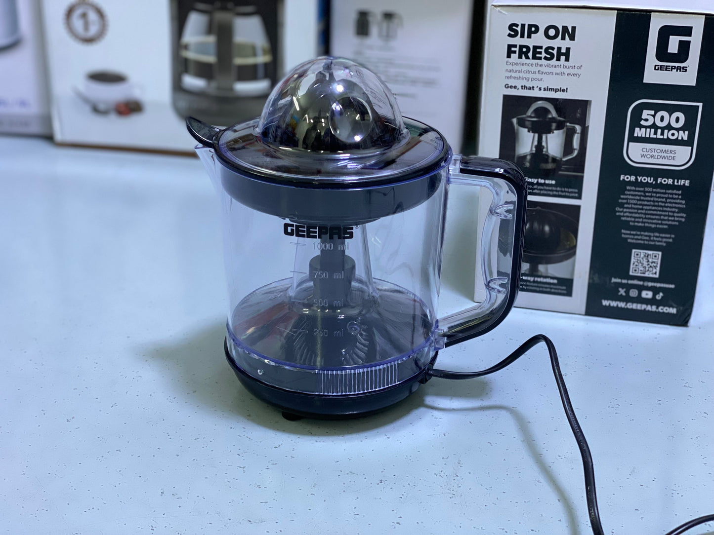 Geepas Citrus Juicer 1L