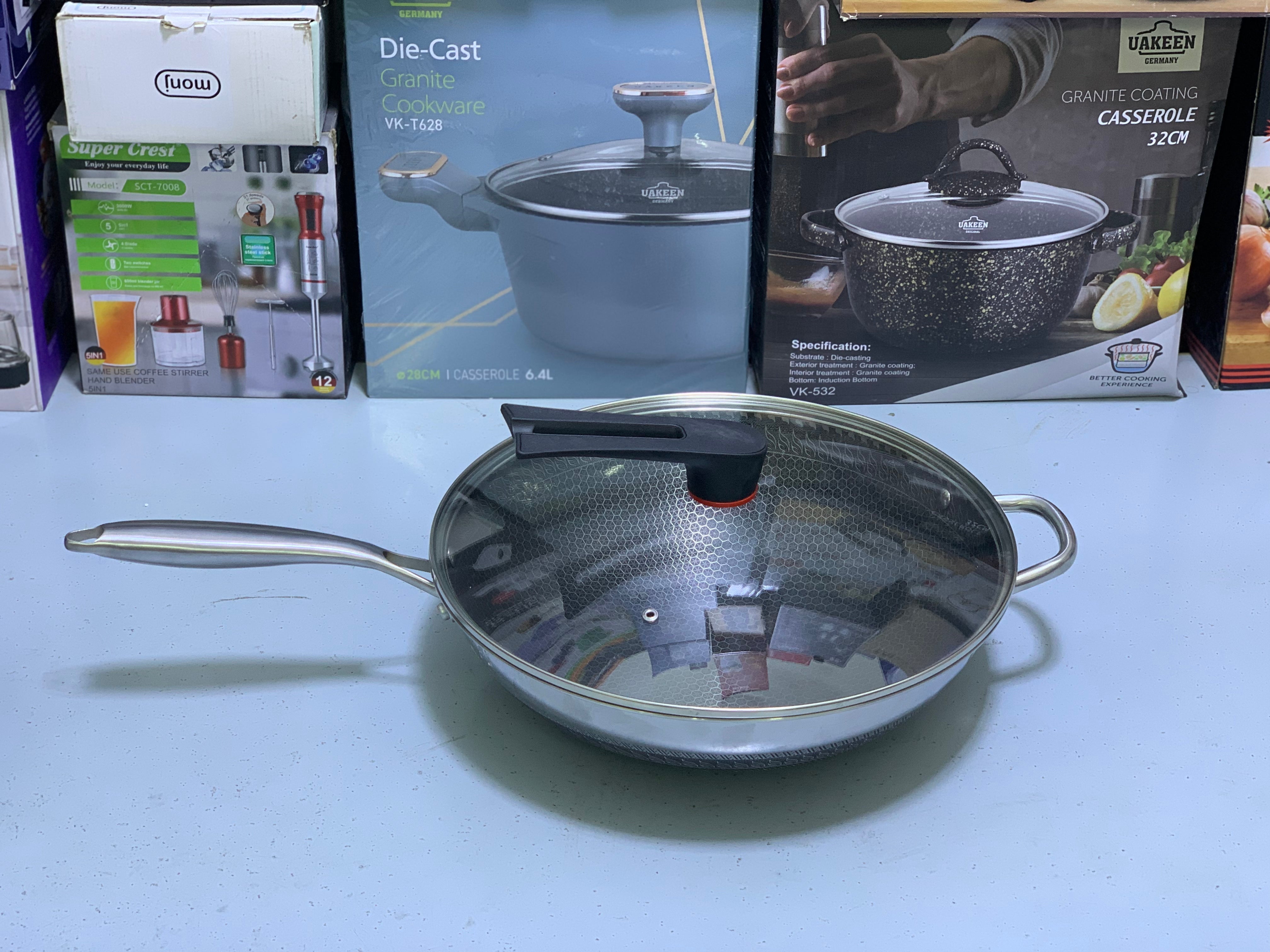 Laser Coating Deep Frying Pan | Deep Frying Wok
