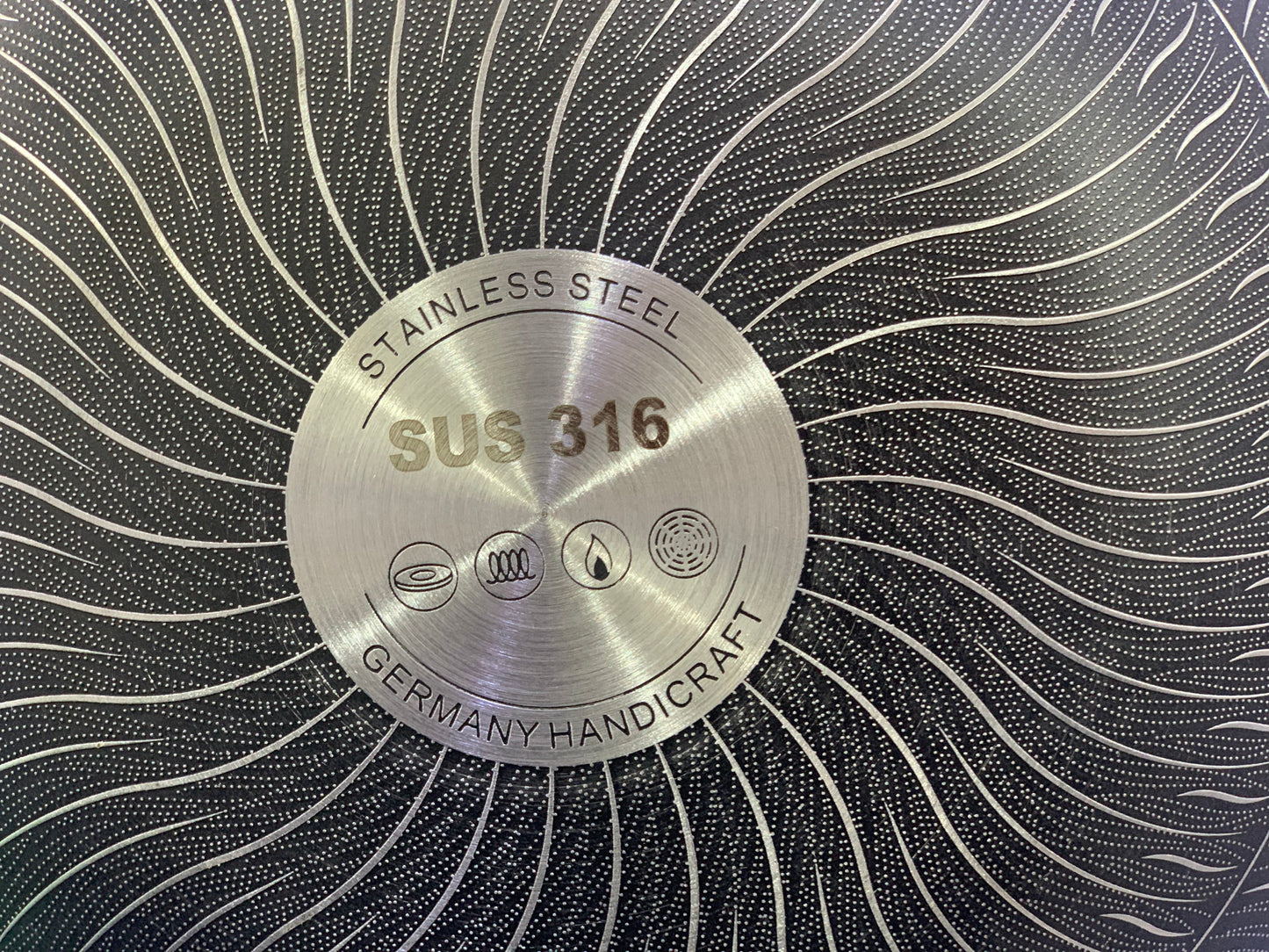 Laser Coating Deep Frying Handi and Frying pan