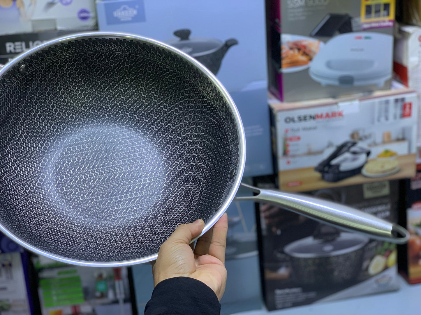 Laser Coating Deep Frying Pan | Deep Frying Wok