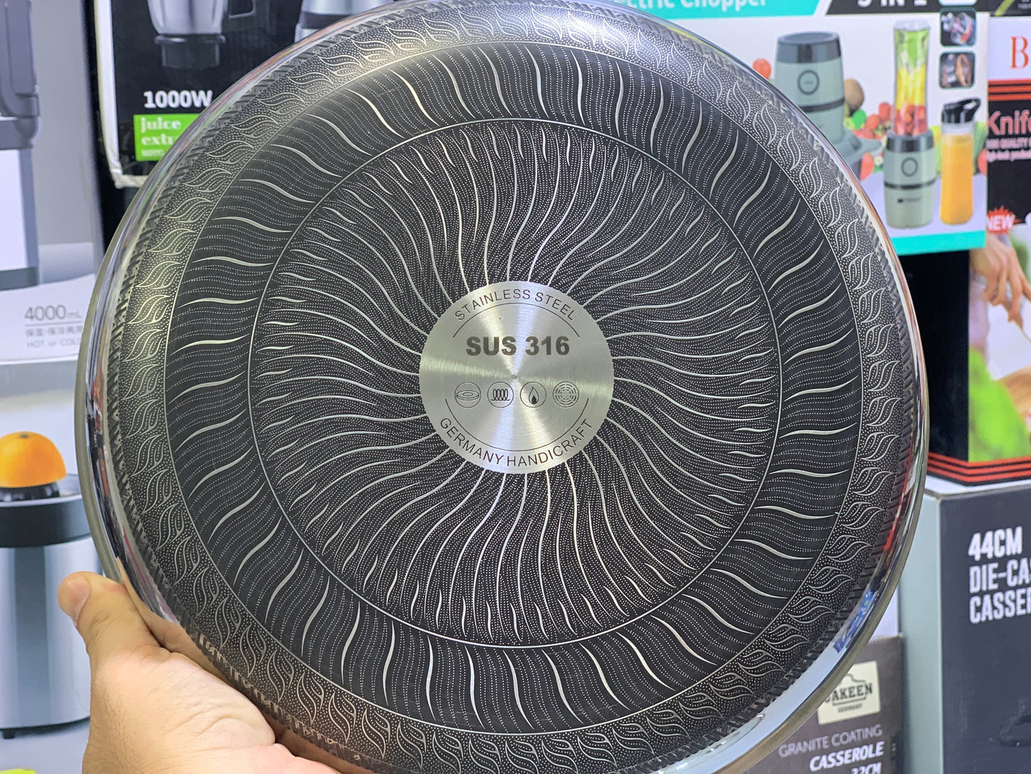 Shallow Skillet Laser Coating Non Stick